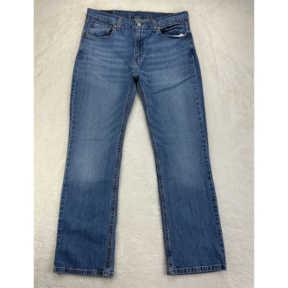 Levi's 527 Straight Jeans Mens 33x30 Blue Denim Medium Wash Western Cowboy Ranch
